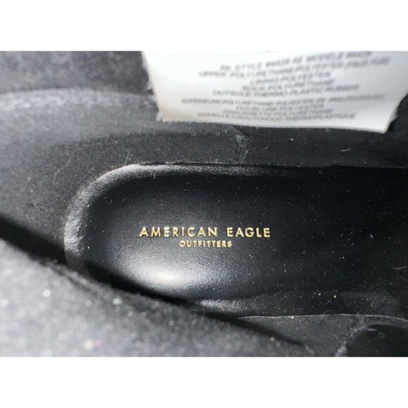 American Eagle combat boots with fur, women's size 10 - Picture 5 of 6